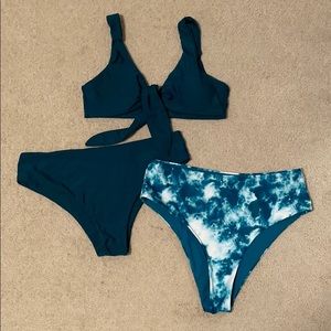 3 piece swim suit